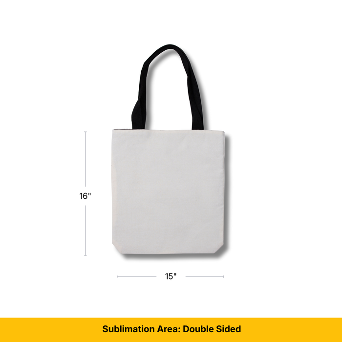 Craft Express Linen Sublimation Tote Bags – 15"x16"