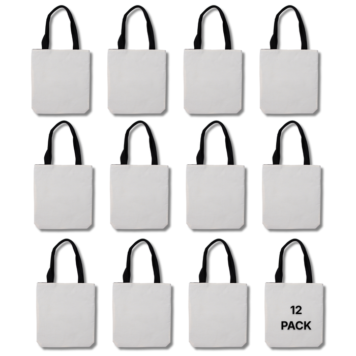 Craft Express Linen Sublimation Tote Bags – 15"x16"