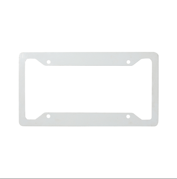 Craft Express Sublimation License Plate Cover, Glossy Aluminum, Fits All US Plates