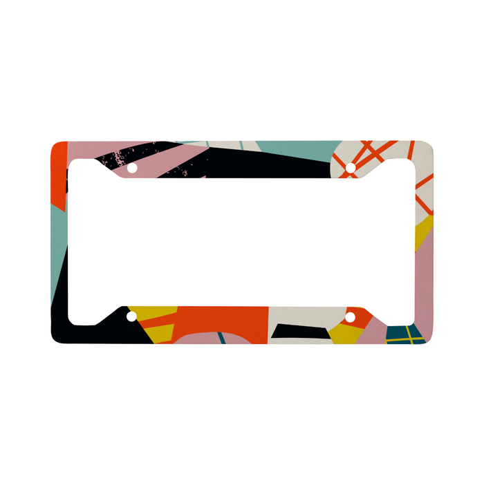 Craft Express Sublimation License Plate Cover, Glossy Aluminum, Fits All US Plates