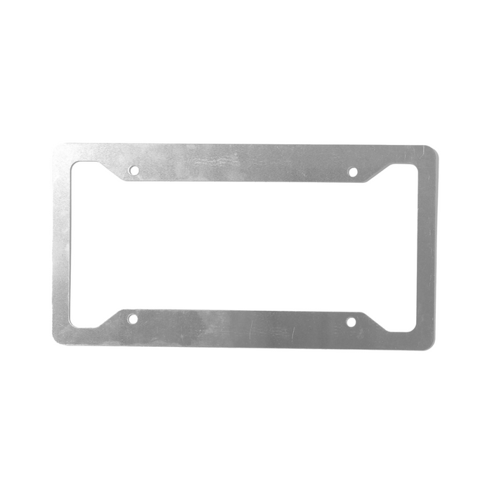 Craft Express Sublimation License Plate Cover, Glossy Aluminum, Fits All US Plates