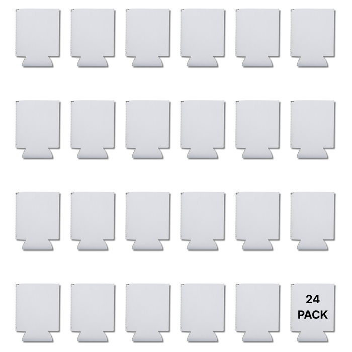 Craft Express Sublimation Neoprene Can Coolers – 12oz White