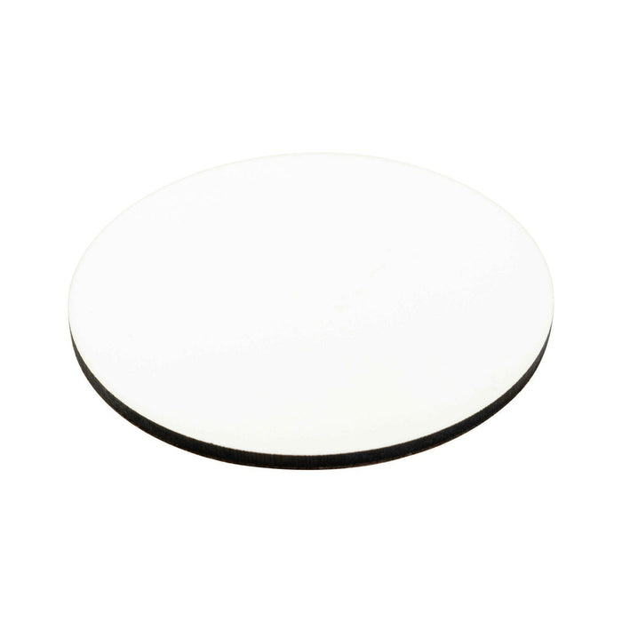 Craft Express 4-Pack White Round Coasters – Sublimation Hardboard Blanks.