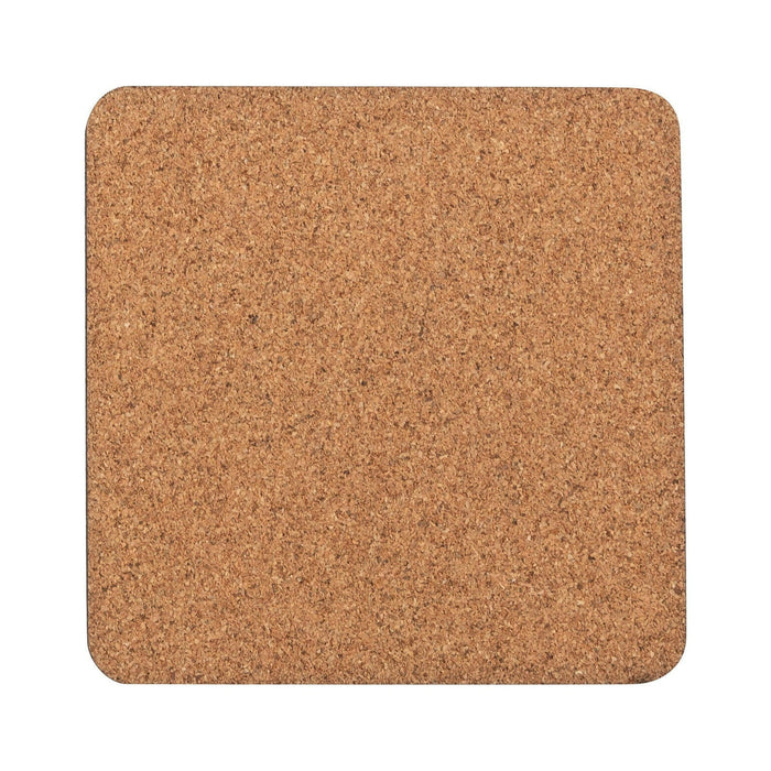 Craft Express 4-Pack White Square Coasters – Sublimation Hardboard Blanks.