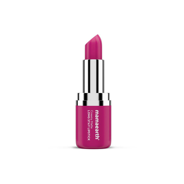 Creamy Matte Long Stay Lipstick with Murumuru Butter and Vitamin E  - 4.2g | Pink Camellia