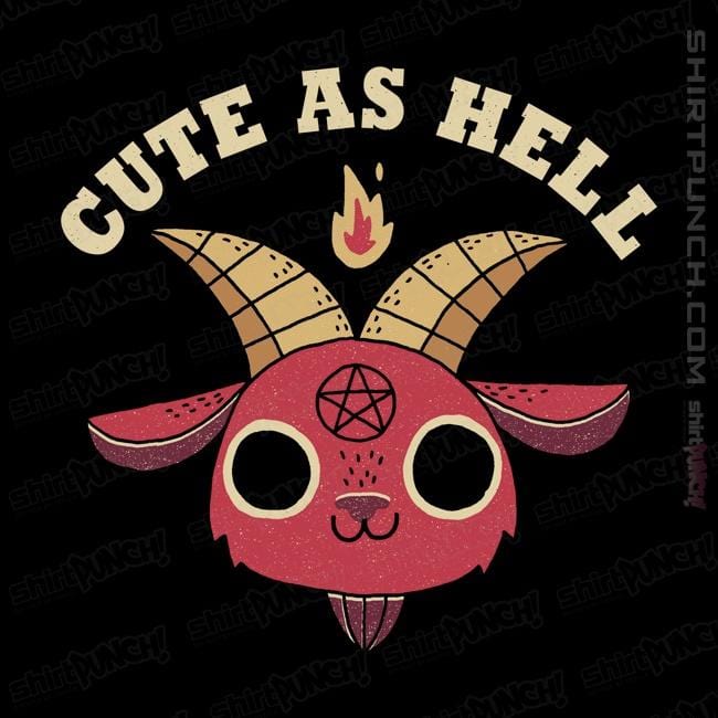 Shirts Magnets / 3"x3" / Black Cute As Hell