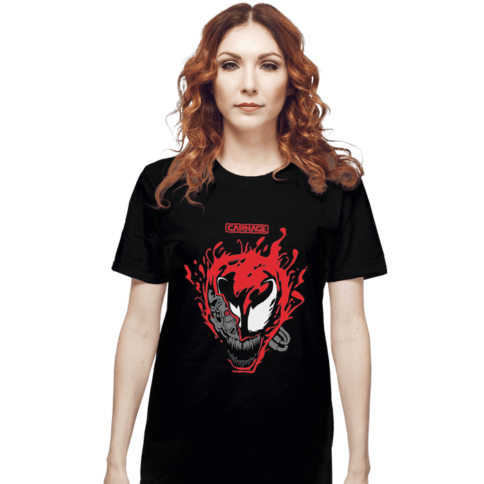 Shirts T-Shirts, Unisex / Small / Black Cyber Carnage