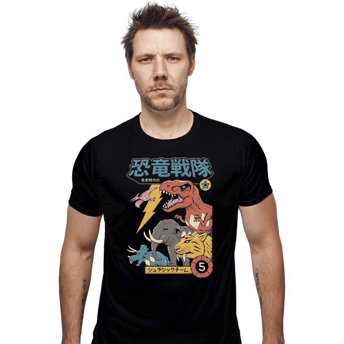 Shirts Fitted Shirts, Mens / Small / Black DIno Sentai