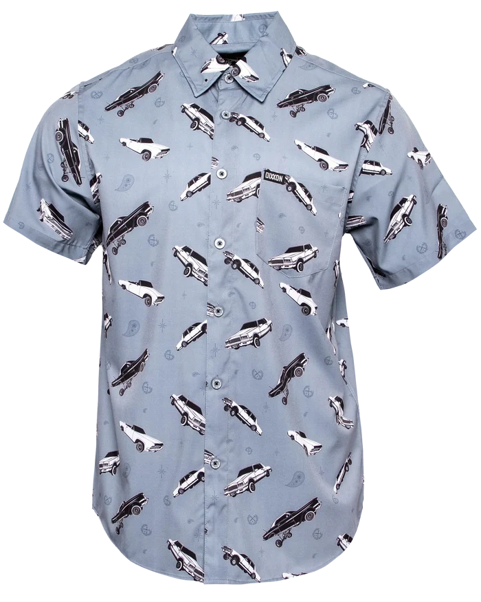 Dippin' Grey Short Sleeve Party Shirt