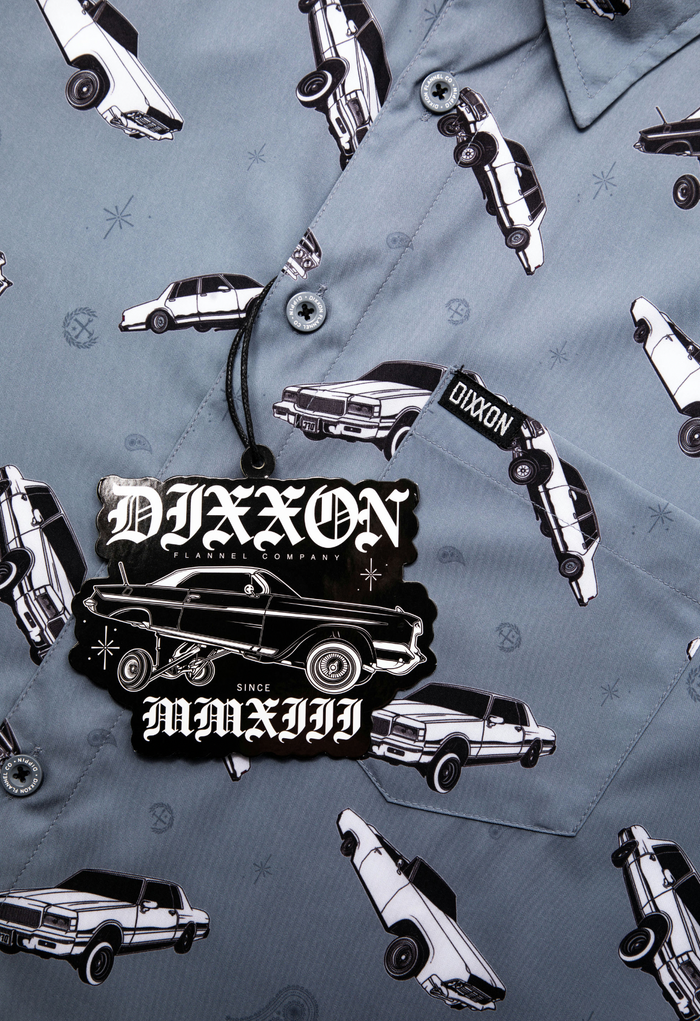 Dippin' Grey Short Sleeve Party Shirt