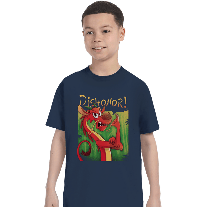 Shirts T-Shirts, Youth / XL / Navy Dishonor On You