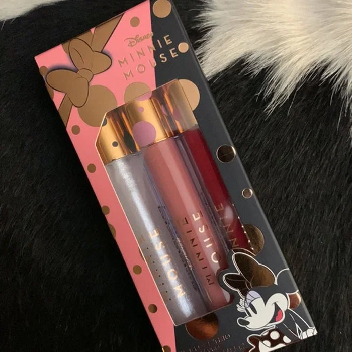 Disneys Minnie Mouse and Makeup Revolution Lipgloss Trio