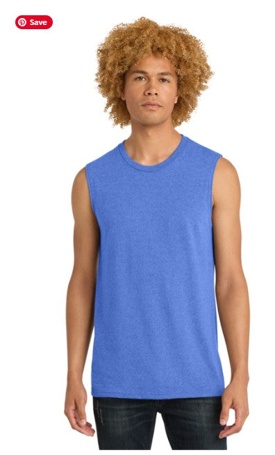 DISTRICT MUSCLE TANK TOP - ROYAL FROST