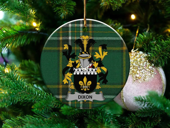 Personalized Green Crest Dixon Ornament