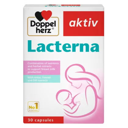 Doppelherz Aktiv Lacterna Lactation Supplement Capsules, Pack of 30’s Doppelherz
