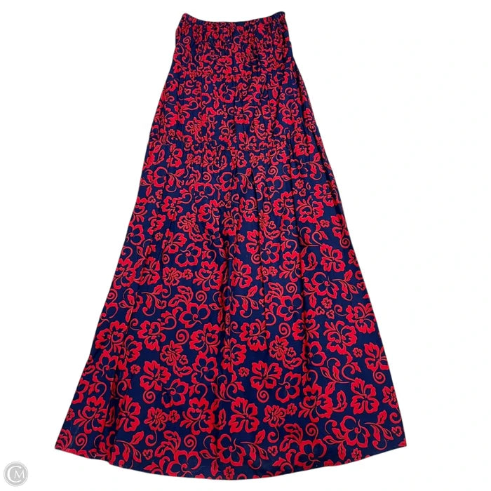 Dress Casual Maxi By Sundry In Blue & Red, Size: Xs