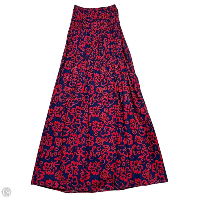 Dress Casual Maxi By Sundry In Blue & Red, Size: Xs