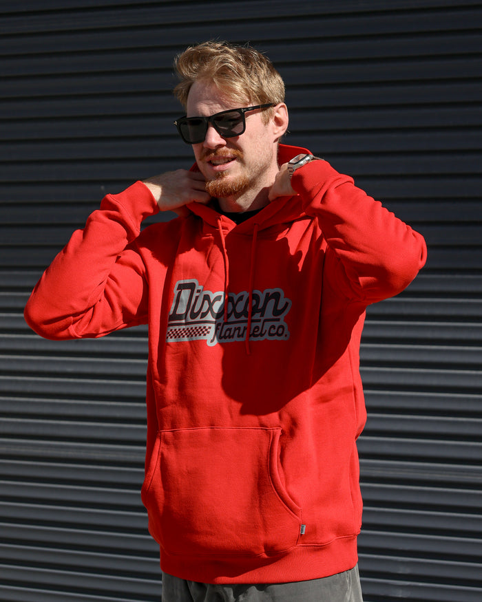 Drift Pullover Hood - Red