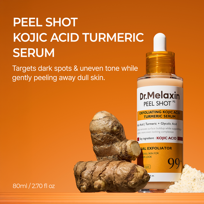 Dr.Melaxin Peel Shot Kojic Acid Turmeric Peeling Ampoule 80ml / 2.7 fl. oz.