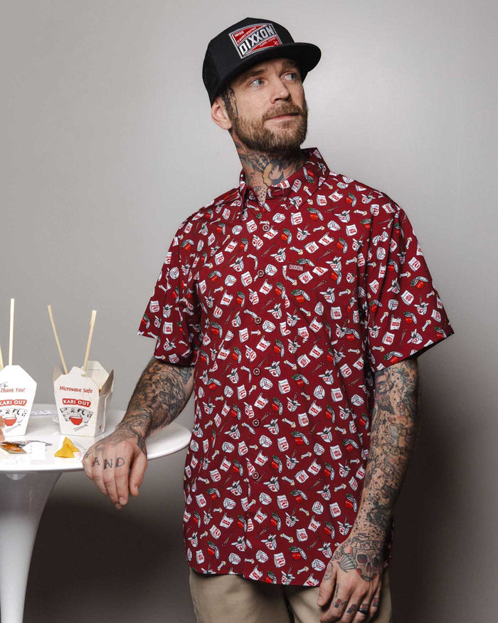 Eating Out Short Sleeve Party Shirt