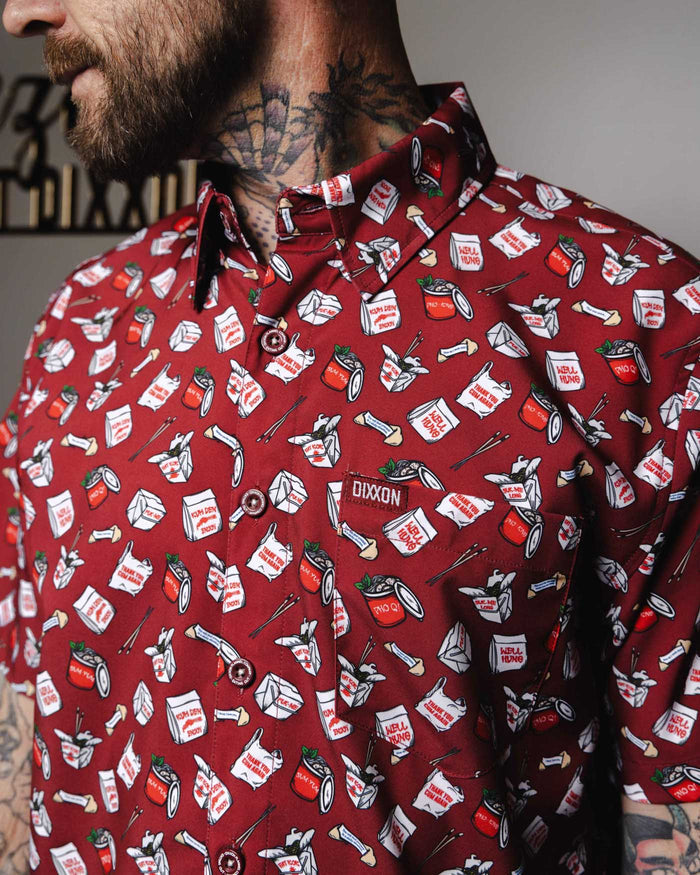 Eating Out Short Sleeve Party Shirt