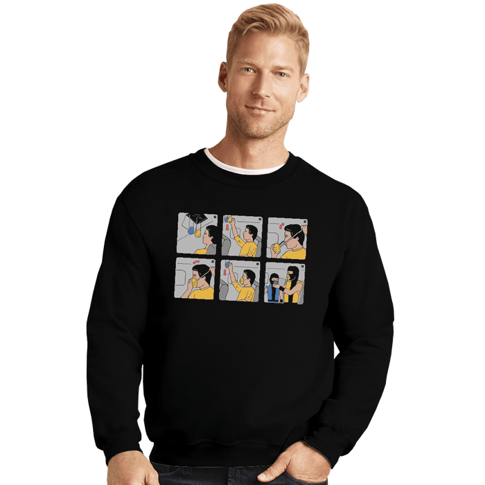 Crewneck Sweater, Unisex / Small / Black