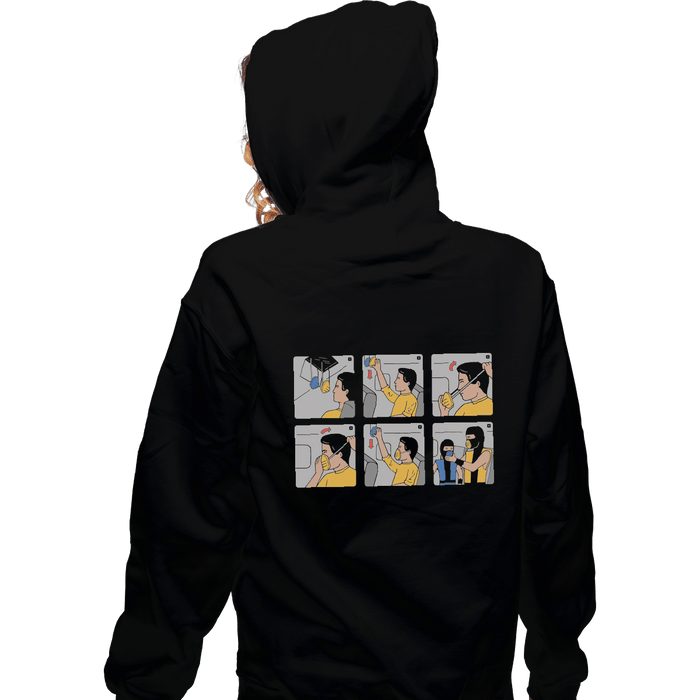 Zippered Hoodies, Unisex / Small / Black