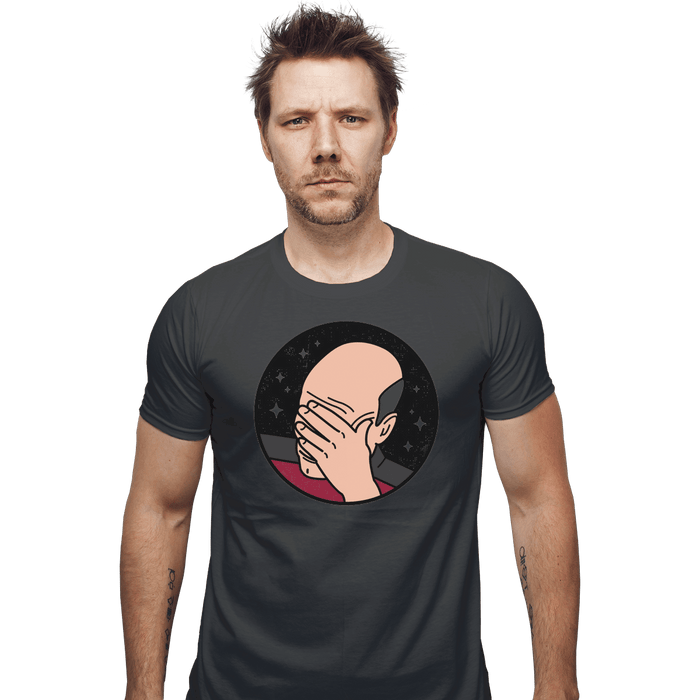 Shirts Fitted Shirts, Mens / Small / Charcoal Epic Facepalm