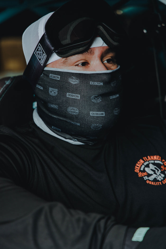 Executive Neck Gaiter - Black / Grey