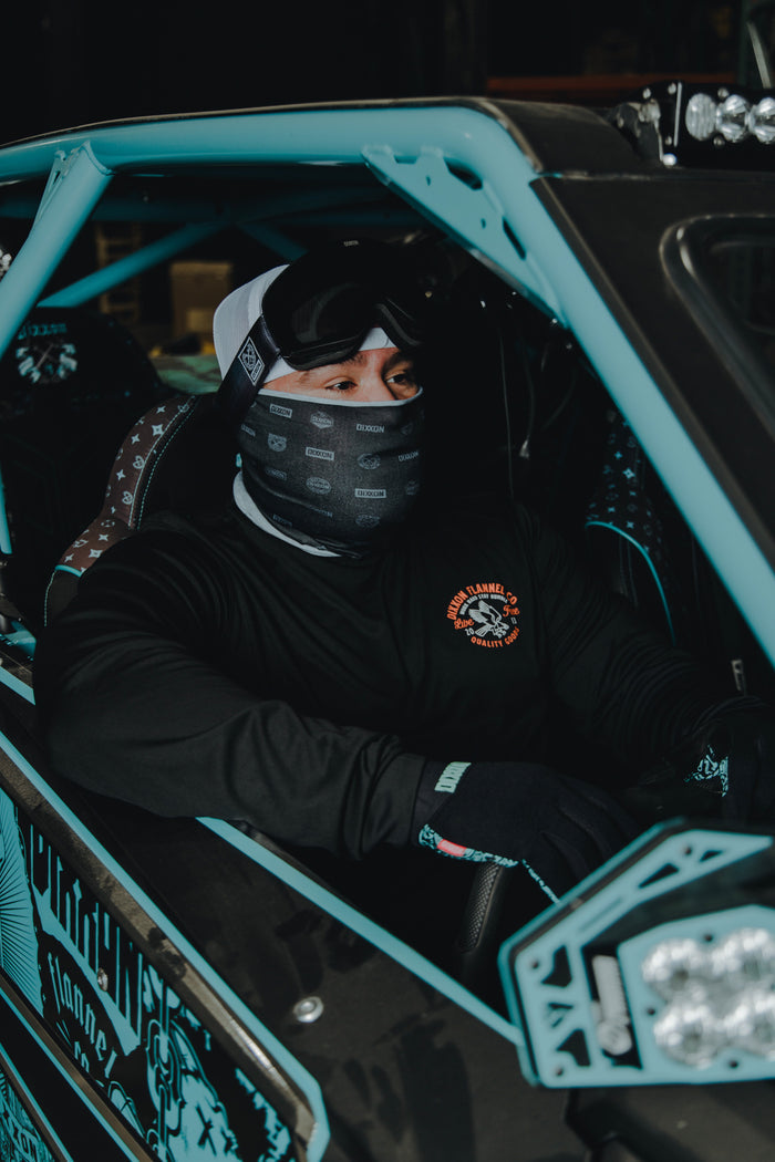 Executive Neck Gaiter - Black / Grey