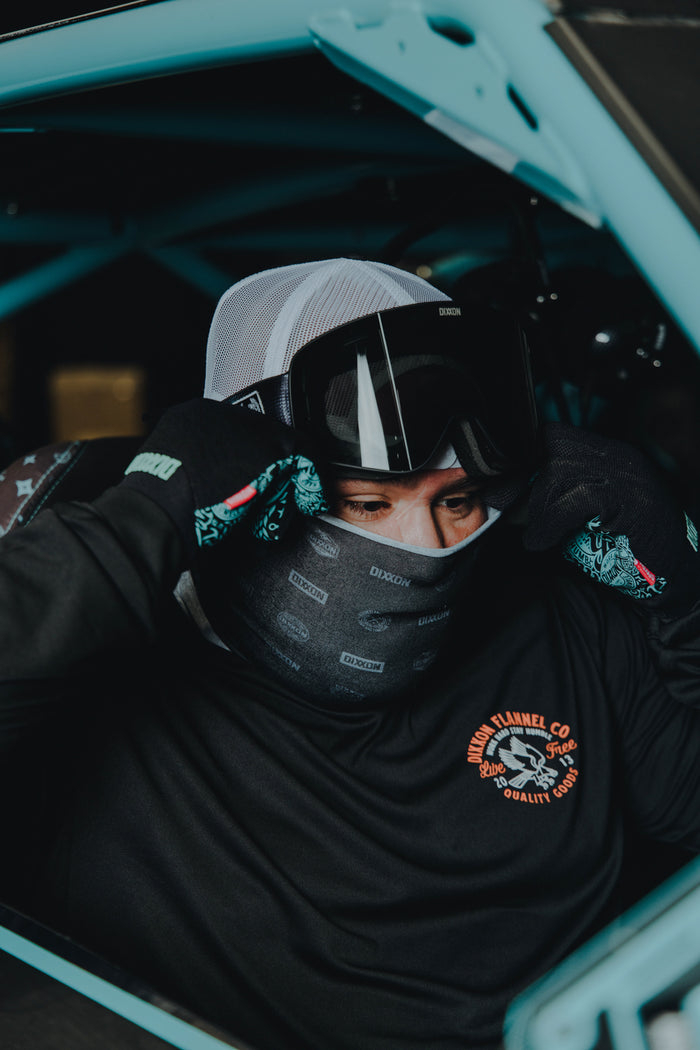 Executive Neck Gaiter - Black / Grey