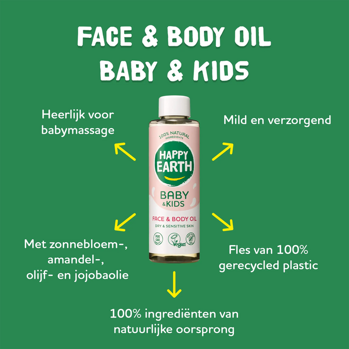 Face & Body Oil Baby & Kids Happy Earth