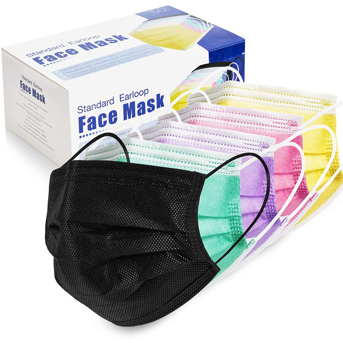 Face Mask Asst. Colors (Pujiang) 50's