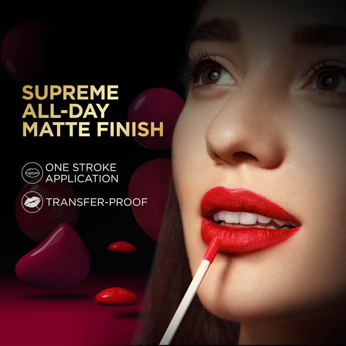 FACES CANADA Comfy Matte Liquid Lipstick - Lowkey Charm 30, 3.8 ml | Comfortable 10HR Longstay | Intense Matte Color | Almond Oil & Vitamin E Infused | Super Smooth | No Dryness | No Alcohol