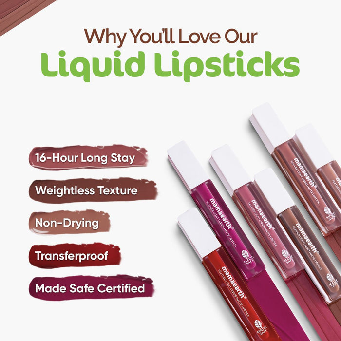 Feather Light Liquid Matte Lipstick - Nude Rose - 3.5ml
