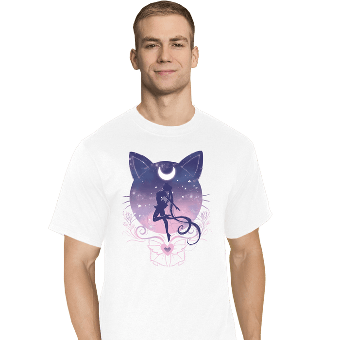 Shirts T-Shirts, Tall / Large / White Fight Like A Girl Moon