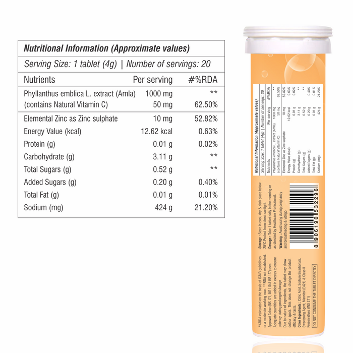 FIZON VITAMIN C EFFERVESCENT TABLETS