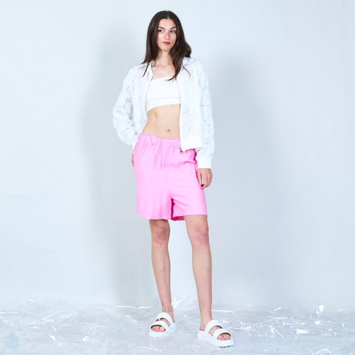 Floral embossed bomber jacket wholesale