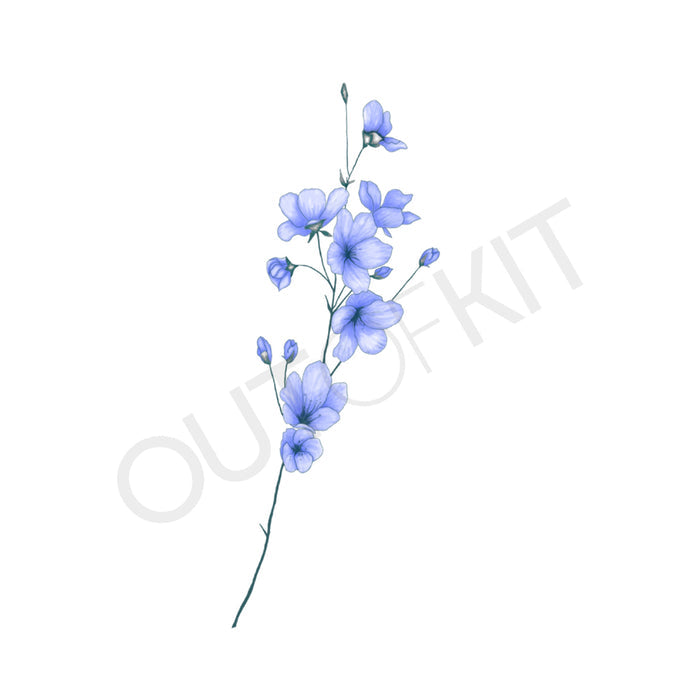 Flower Branch Tattoo