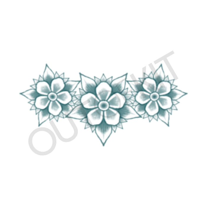 Flowers Three Tattoo