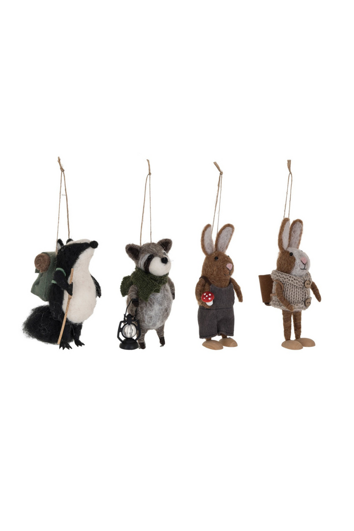 Creative-Co-Op-Wool-Felt-Forest-Animal-Ornament