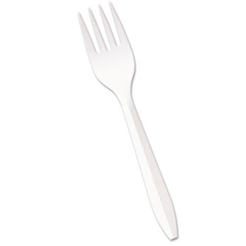 FORK/ Small Light Weight, White, 1000/cs-Food Service