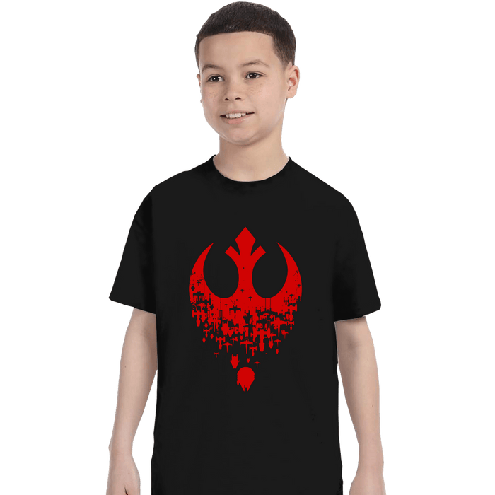 Shirts T-Shirts, Youth / XL / Black Fractured Rebellion