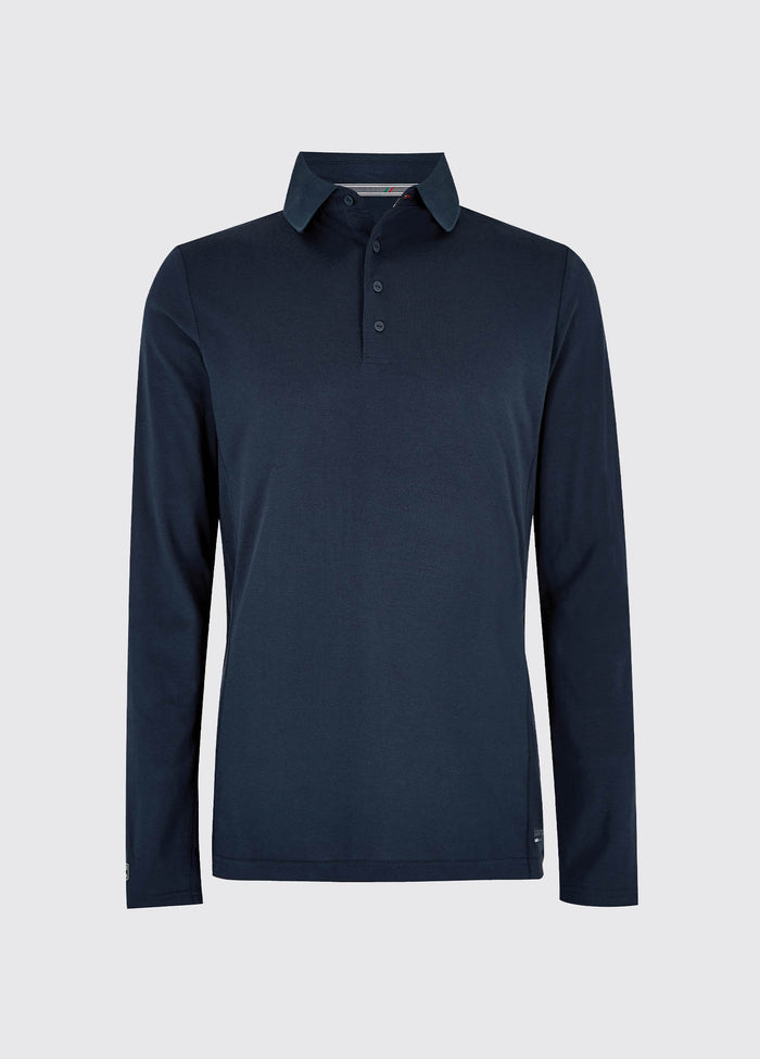 Freshford Women's Long-sleeved Polo - Navy
