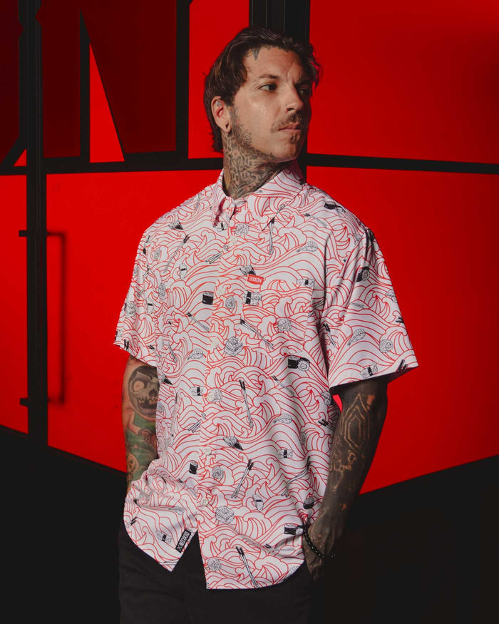 Fuk Mi Short Sleeve Party Shirt