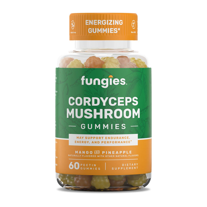 Fungies Mushroom Gummies - Fungies Cordyceps Mushroom Energizing Gummies