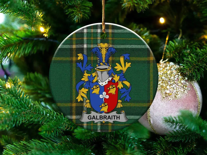 Galbraith Family Crest Christmas Tree Hanging