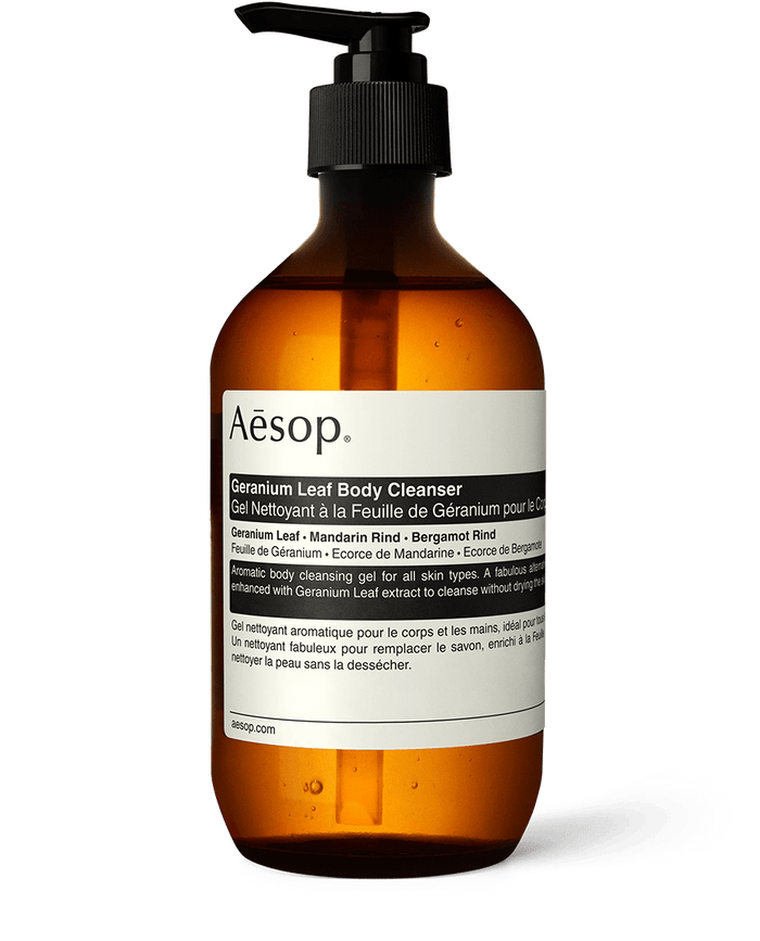 500ml bottle of Aesop Geranium Leaf Body Cleanser