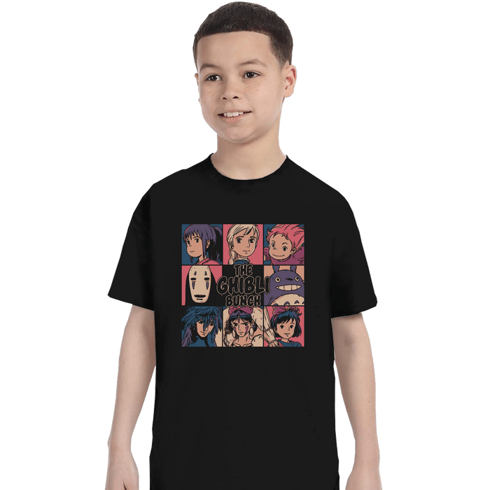 Shirts T-Shirts, Youth / XL / Black Ghibli Bunch