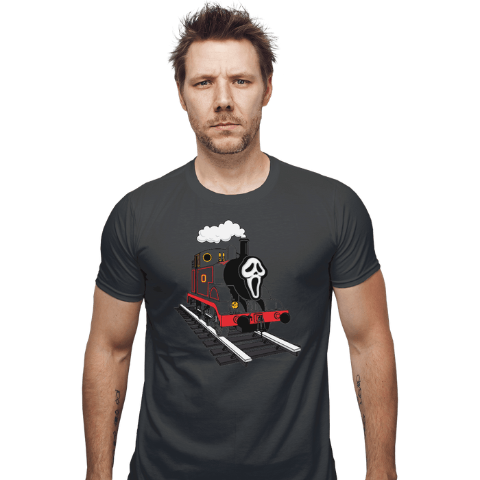 Shirts Fitted Shirts, Mens / Small / Charcoal Ghostface Train